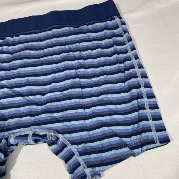 NIB SAXX [ Small XL ] Vibe Modern Fit Stretch Boxer Briefs Blue Stripe‎ - Picture 16 of 16
